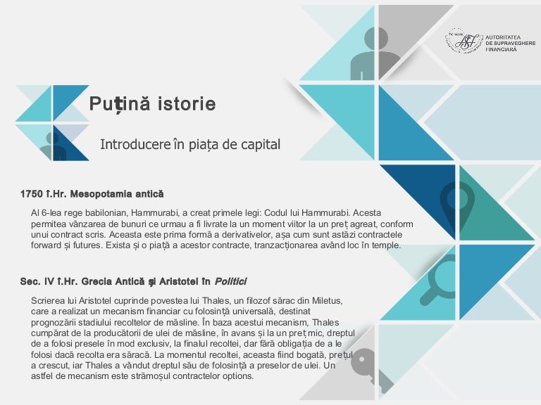 Istoric Piata de Capital