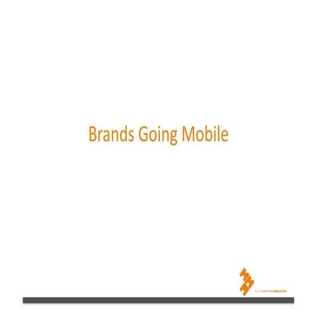 Brands Going Mobile | Rohit Dadwal, Mobile Marketing Association (APAC) | iSt...