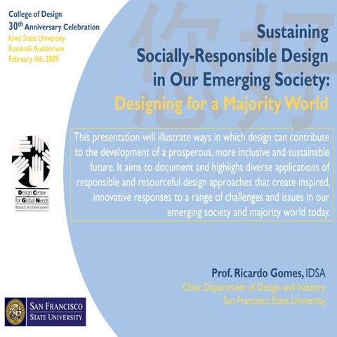 Isu college of design - sustaining respdesign-2-4-2009