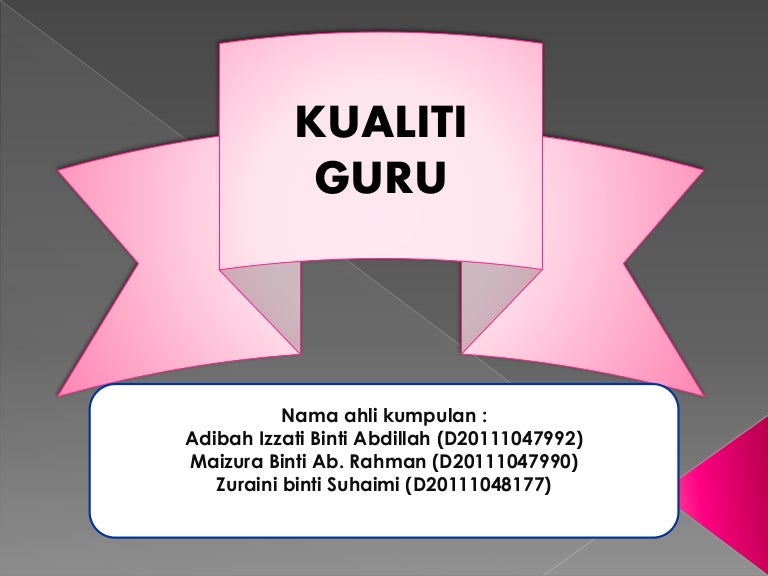 Isu Kualiti Guru