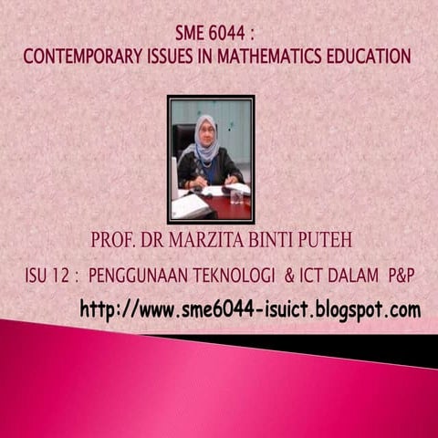 Penggunaan ICT dalam Pengajaran dan Pembelajaran