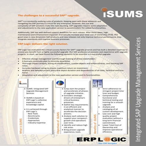 ERP Logic Upgrade Brochure