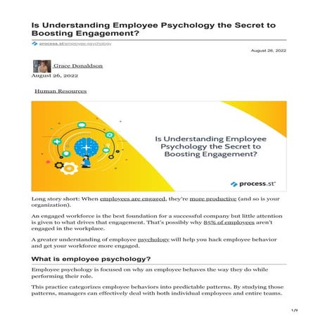 Is Understanding Employee Psychology the Secret to Boosting Engagement?