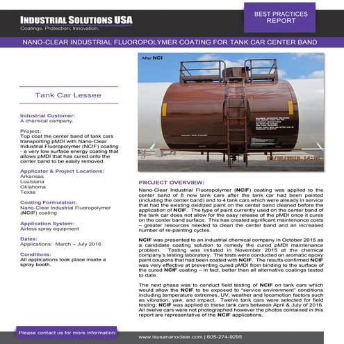 Nano-Clear Fluoropolymer Coating