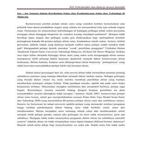 Isu sains   sem3