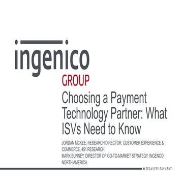 Choosing a Payment Technology Partner: What ISVs Need to Know