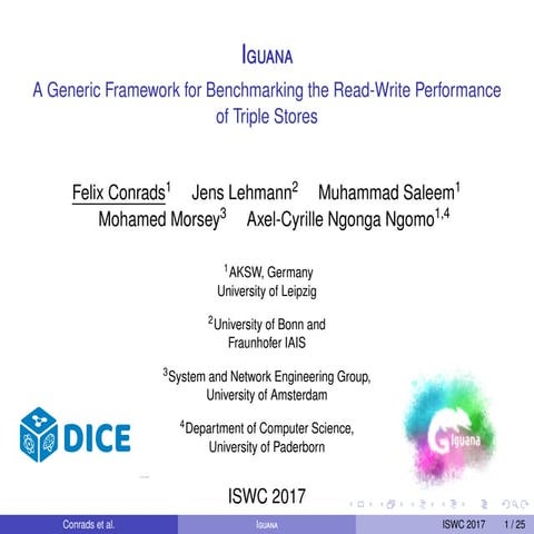 IGUANA: A Generic Framework for Benchmarking the Read-Write Performance of Tr...