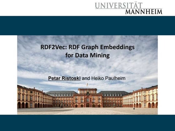 RDF2Vec: RDF Graph Embeddings for Data Mining