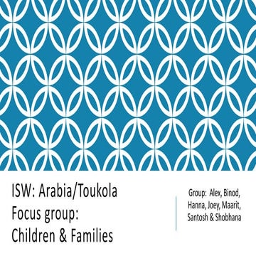 FAMILIES AND CHILDREN - ARABIA/TOUKOLA - (Vivian C, Joey, Hanna, Alex, Maarit...