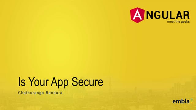 Is your app secure