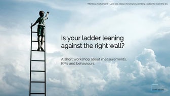 Is your ladder leaning against the right wall?