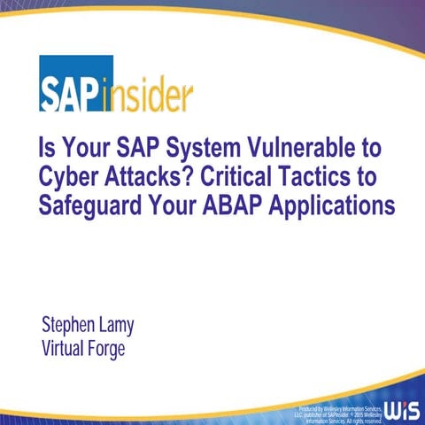 Is your SAP system vulnerable to cyber attacks?
