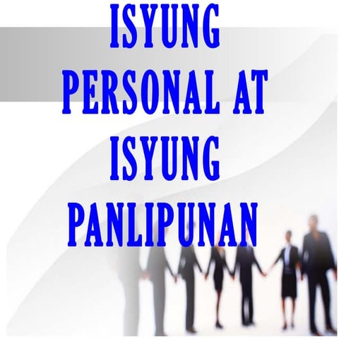 Isyung personal at isyung panlipunan