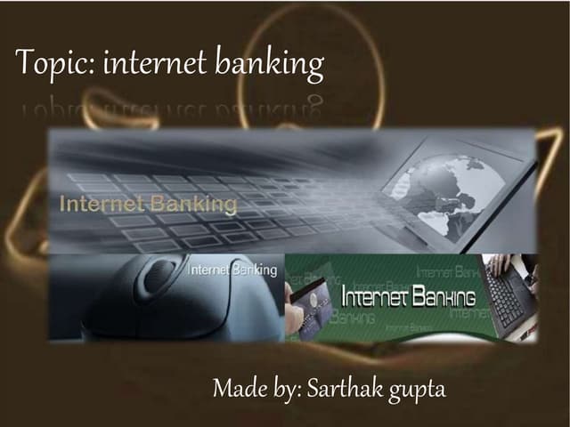 E-banking FOR CLASS 10 students