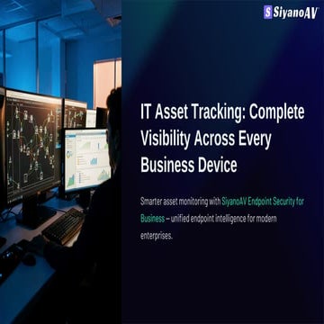 Complete IT Asset Tracking for Smarter Enterprise Security | PDF