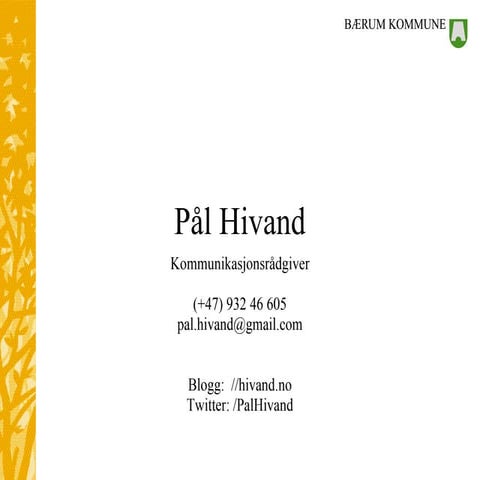 BÆRUMbeta på It-forum 2009