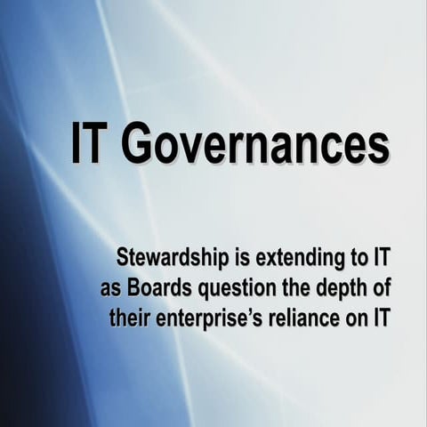 IT Governances
