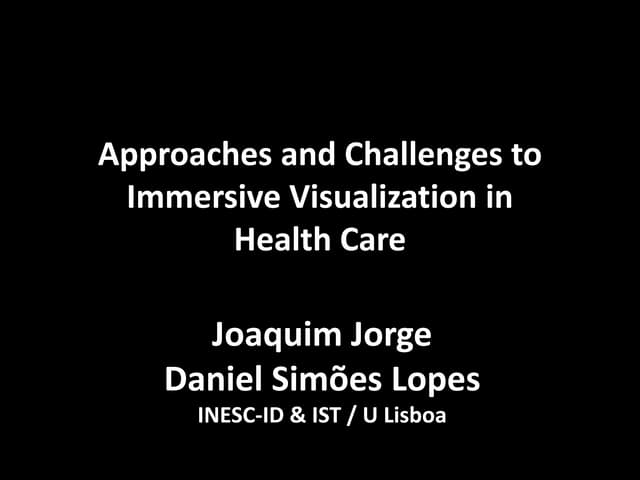 Virtual Reality for Health Applications - siggraph asia 2018
