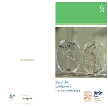 Position Paper: Le biotecnologie oltre gli OGM