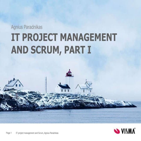 IT Project Management and Scrum, part I