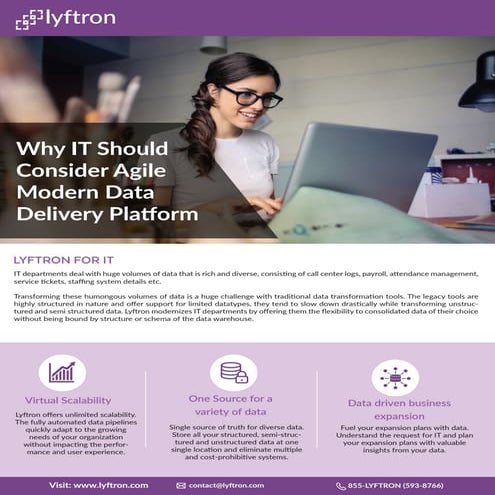 Why IT Should Consider Agile Modern Data Delivery Platform