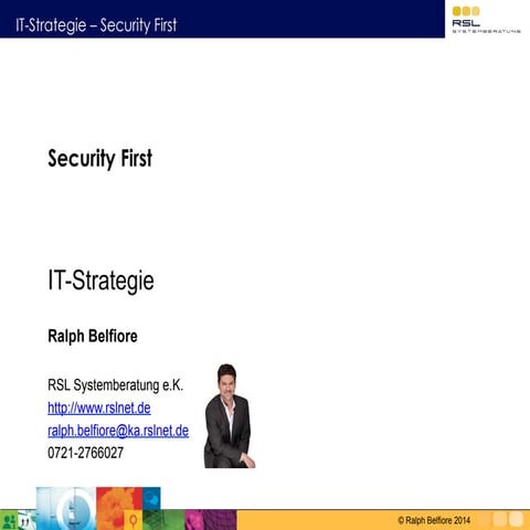 It strategie-security-first