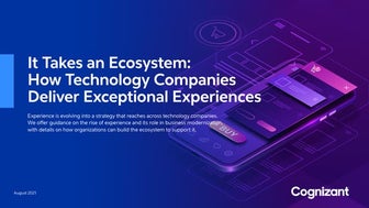 It Takes an Ecosystem: How Technology Companies Deliver Exceptional Experiences