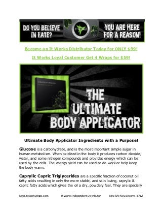 body wraps linkedin it works wraps description