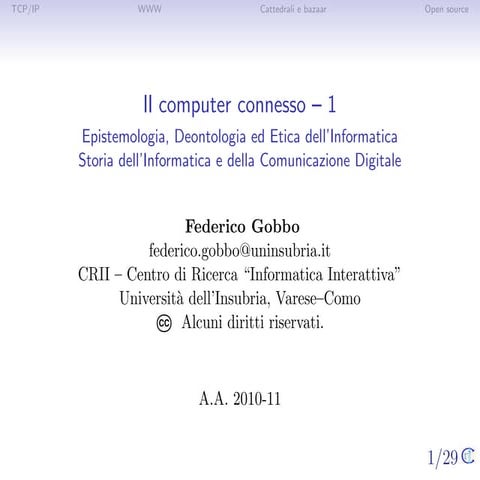 17 Il computer connesso -- 1