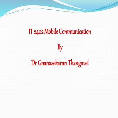 It2402 mobile communication unit2