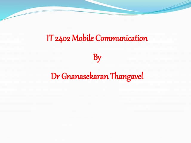 It2402 mobile communication unit2