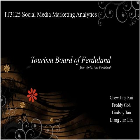 IT3125 SMMA - Tourism Board of Ferduland