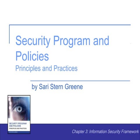 Chapter 3: Information Security Framework