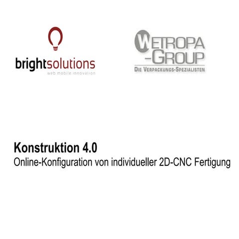 Online Konstruktion von 2D CNC Fräsprodukten
