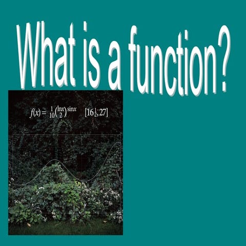 What is a function? | PPT