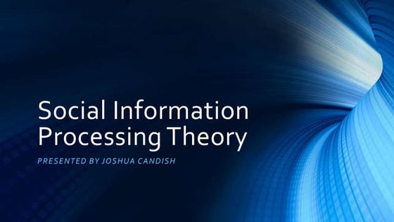 Walther’s social information processing theory | PPT