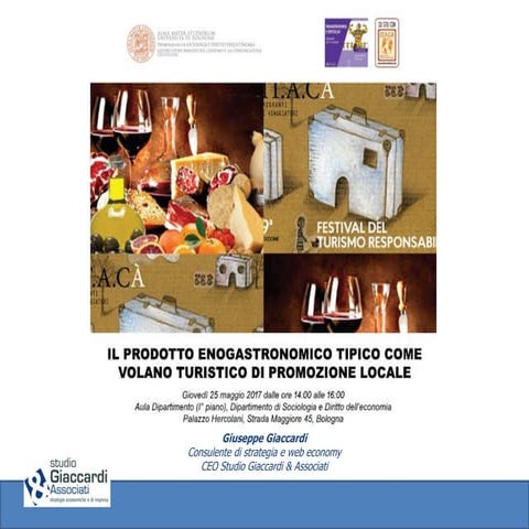 Il prodotto enogastronomico tipico come volano turistico di promozione locale