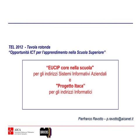 eCF - European e-Competence Framework | PPT