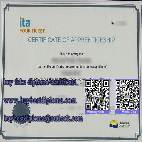 How long to make ITA certificate of apprenticeship