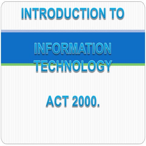 IT act 2000 