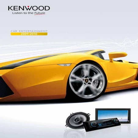 Kenwood: Catalogo Car Entertainment 2010
