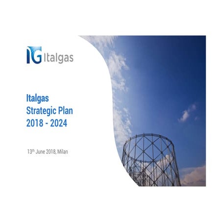 Investor Relations Italgas Strategic Plan 2018 2024 - Powerpoint ...