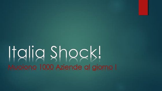 Italia shock! 