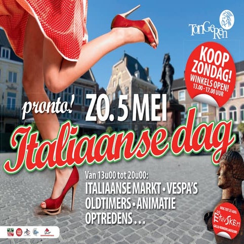 Italiaanse Dag  - Gemeente Tongeren Belgie - Zondag 05 Mei 2013