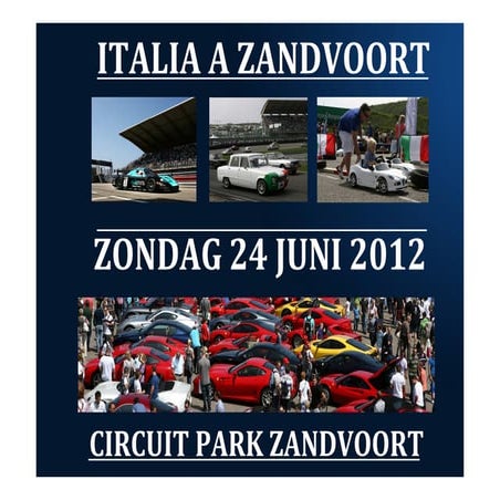 Italia a Zandvoort 2012 - Standhouders Presentatie