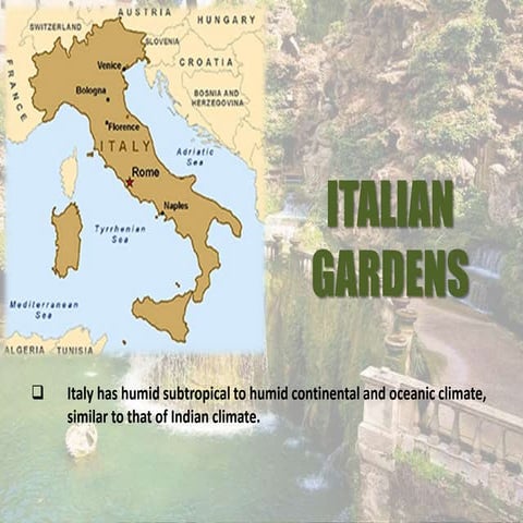 Italian gardens 
