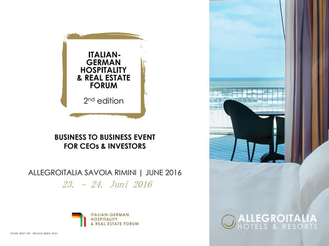 Italian-German Hospitality & Real E...