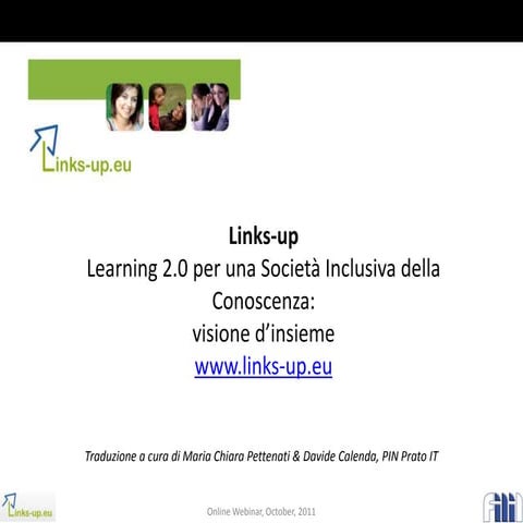 Italian Links-up Webinar Presentation: Social Software for Social Inclusion