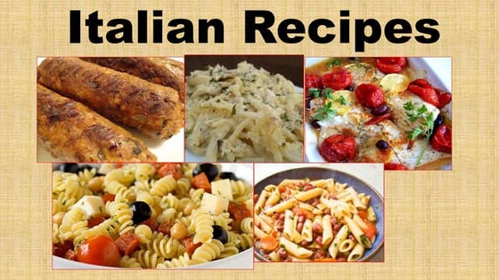 Italian recipes