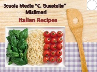 Italian recipes comenius